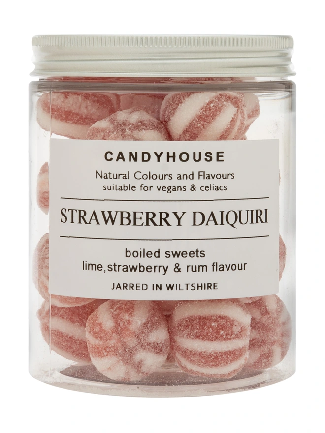 Candyhouse Cocktail Mocktail Sweets Strawberry Daquiri in A Jar