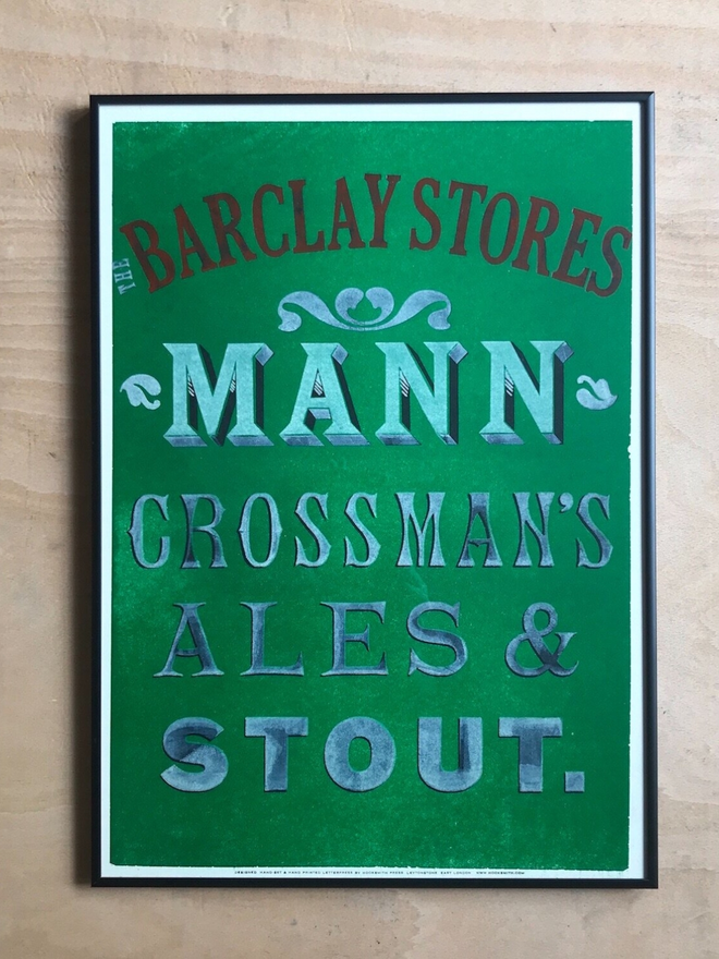 Ghost pub sign print