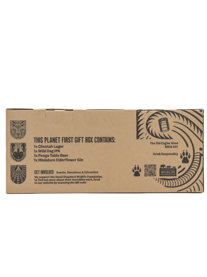 Fauna Brewing gift box back conservation charity