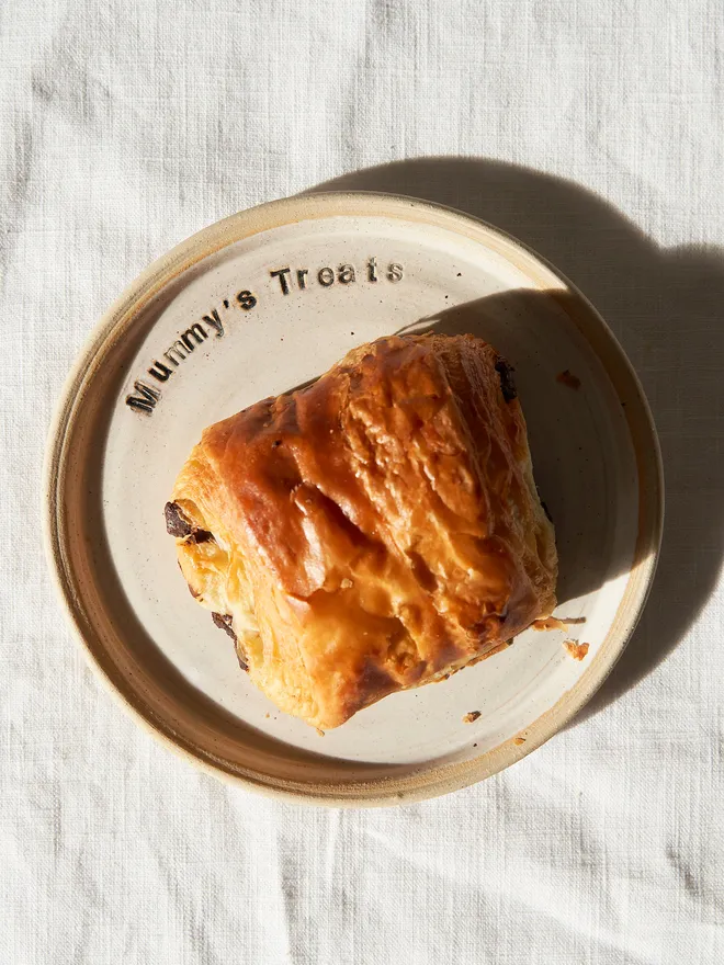 Mummy's treats personalised ceramic small plate