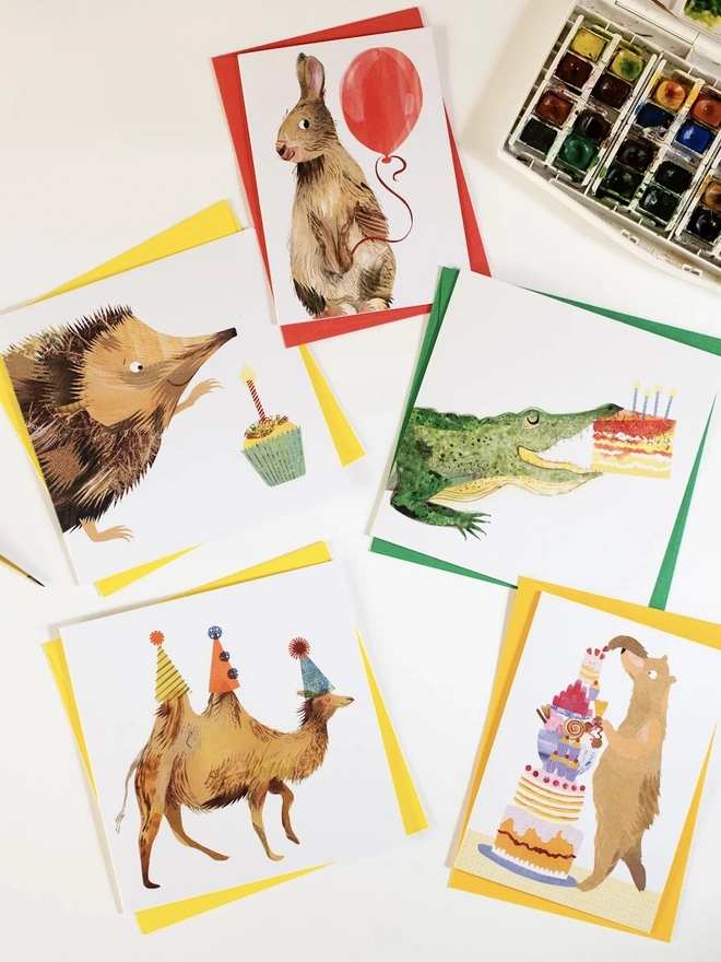 Personalised Party Camel Birthday Card