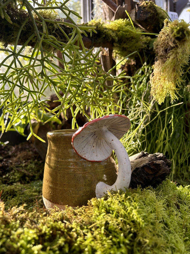 Ceramic Mushroom Mug