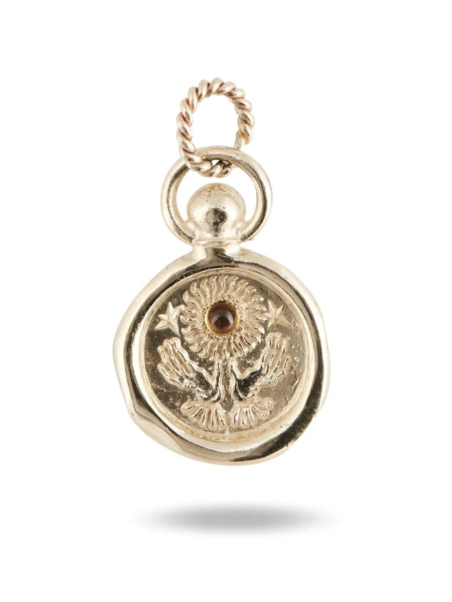 The 9ct Alchemical Sun Charm