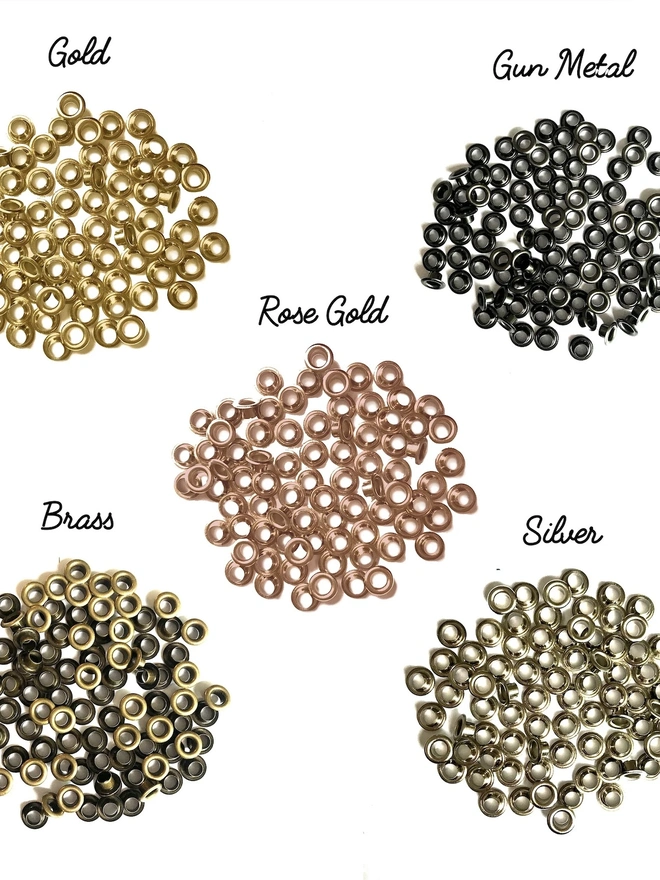 Eyelet Colour Options