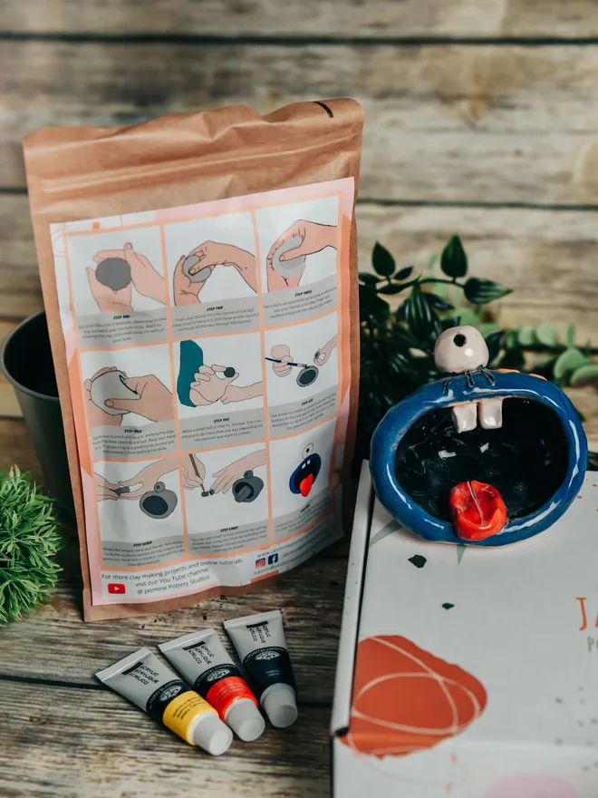 Craft A Monster Pot Clay At Home Kit 