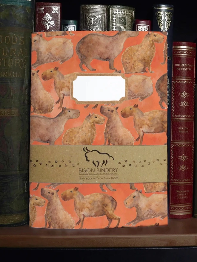 Chill of Capybaras Print Notebook