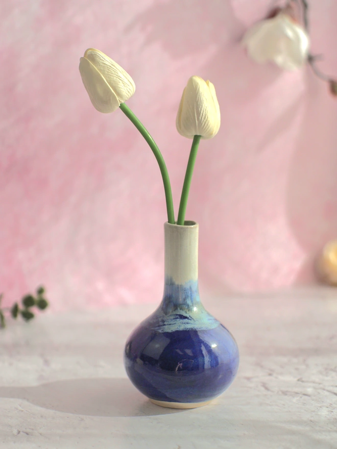 bud vase, flower vase, small vase, small ceramic vase, mini vase, Jenny Hopps Pottery, gift for mothers day, house gift, gift for mum, gift for sister, gift for daughter