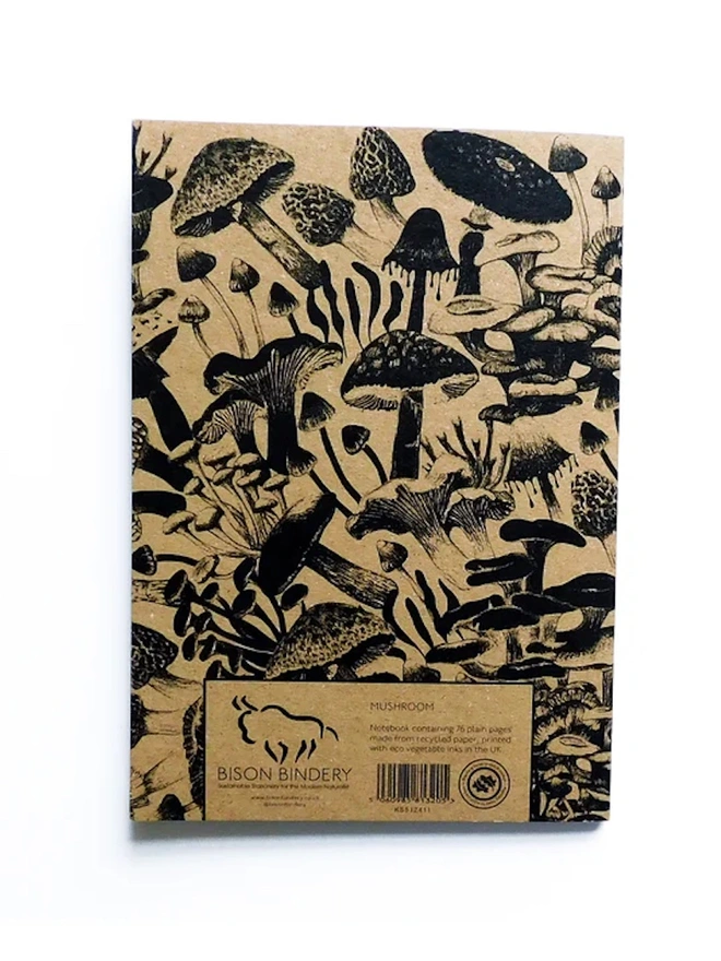 Mushroom Print Sketchbook