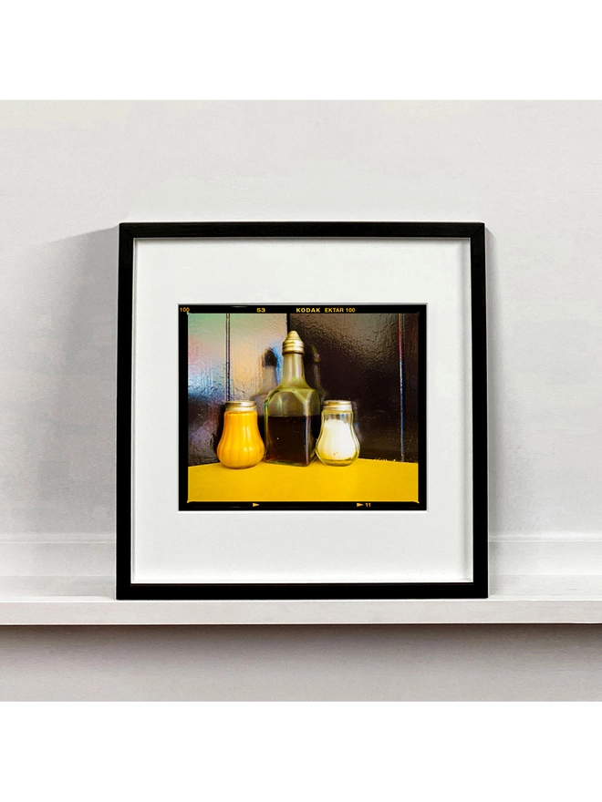 Pepper, Vinegar and Salt small square black frame