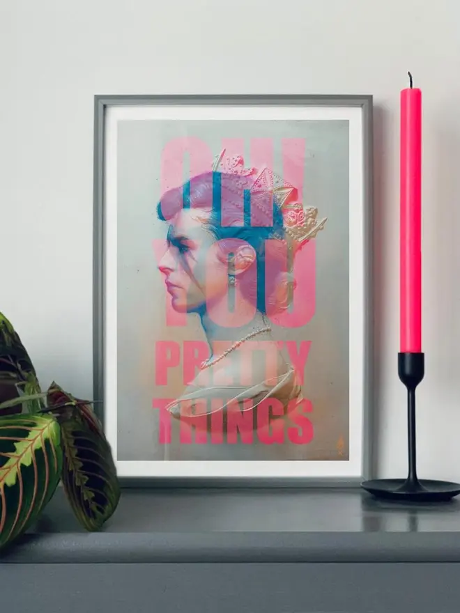 'Oh! You Pretty Things' David Bowie Art Print