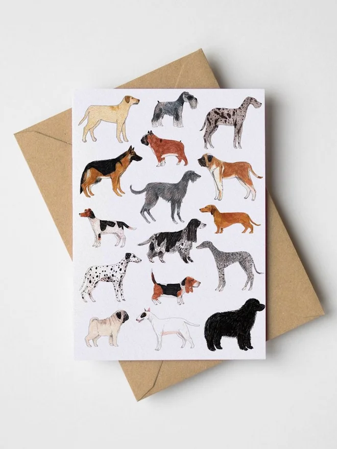 Dogs Greeting Card