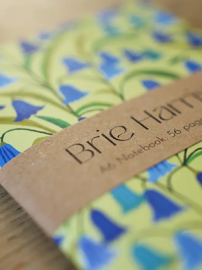 illustrated bluebells notebook