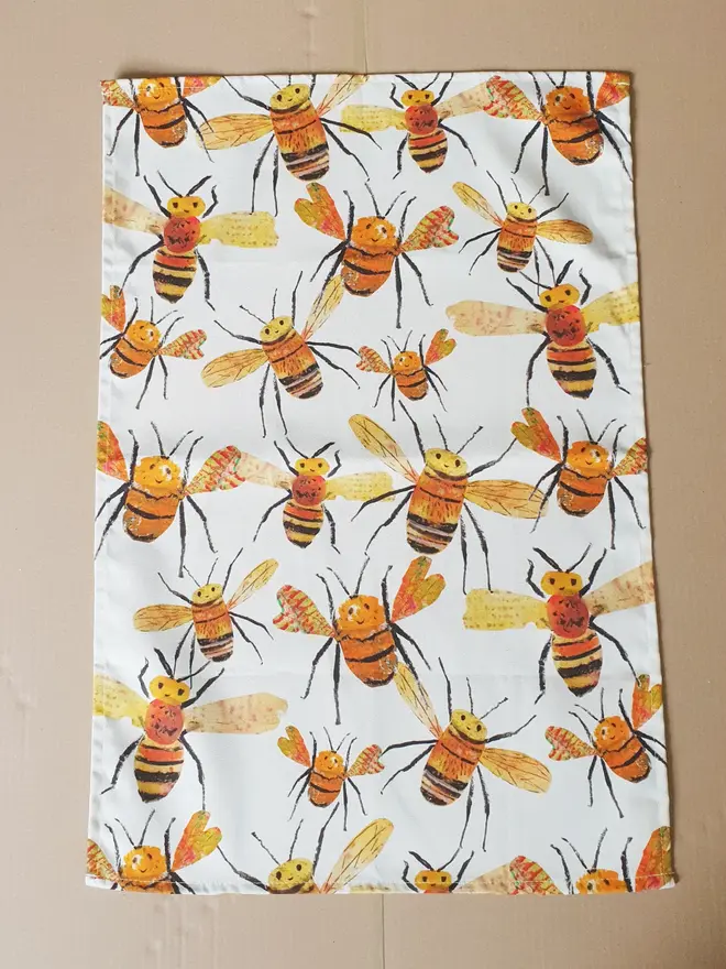 Bee-ing Together Tea Towel