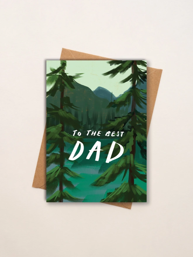 Fathers day outdoors card