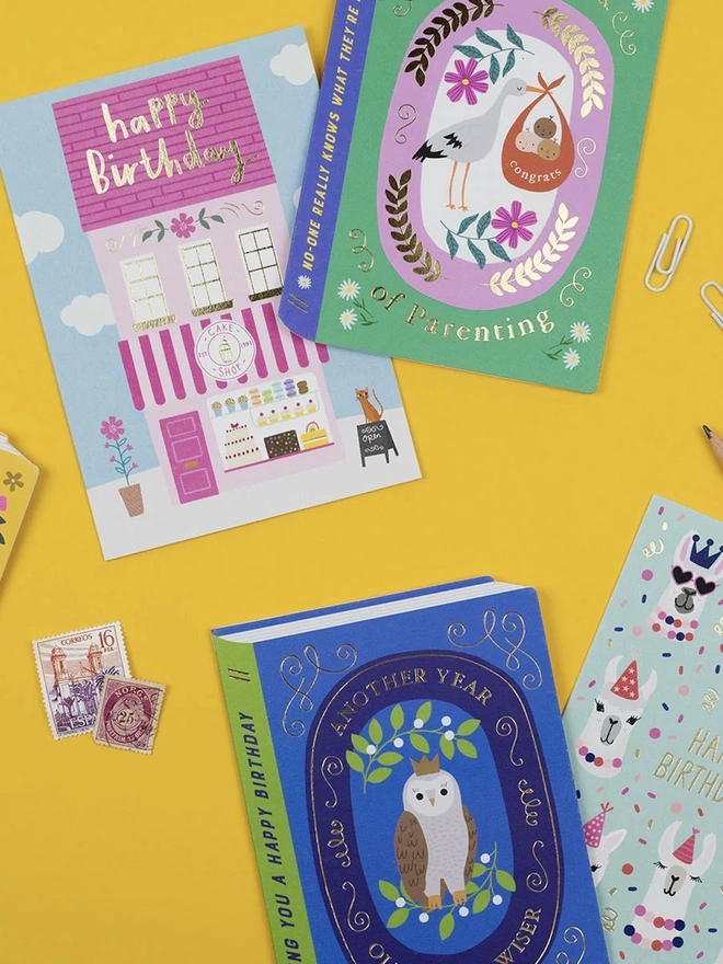 'Another Year Older And Wiser' Fairytale Owl Birthday Card