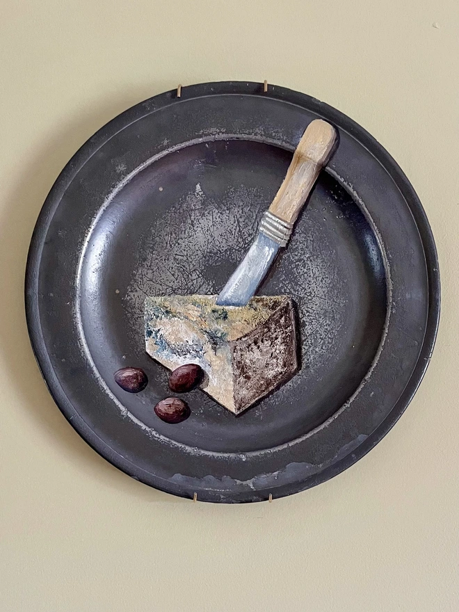 stilton cheese painting 