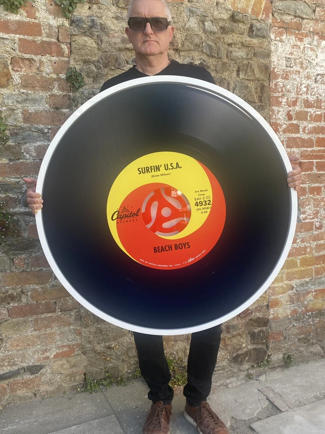 Big Hit, vinyl record, dibond