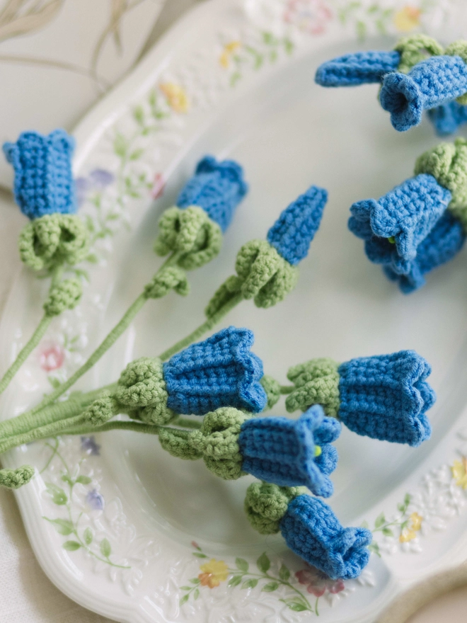 The Way to You Crochet Flower Bluebell