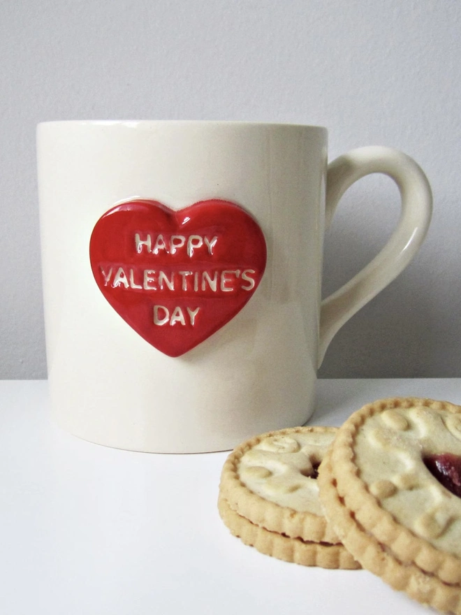 Love Heart Ceramic Mug 