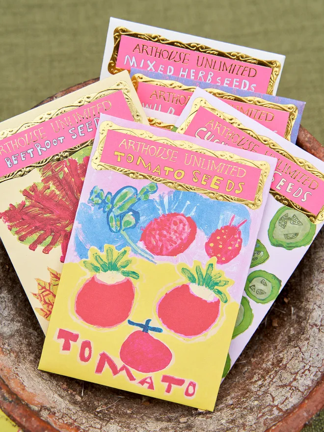 Tomato seed packet