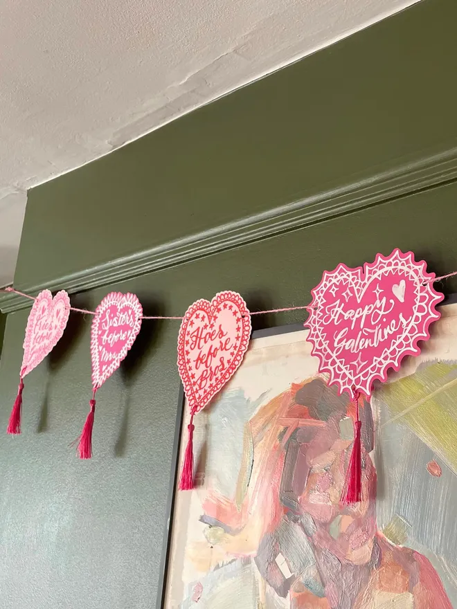 Galentine's Heart Banner