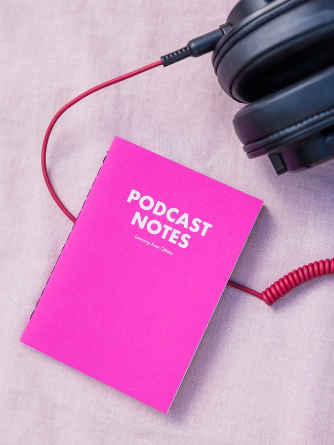 Podcast notes notebook