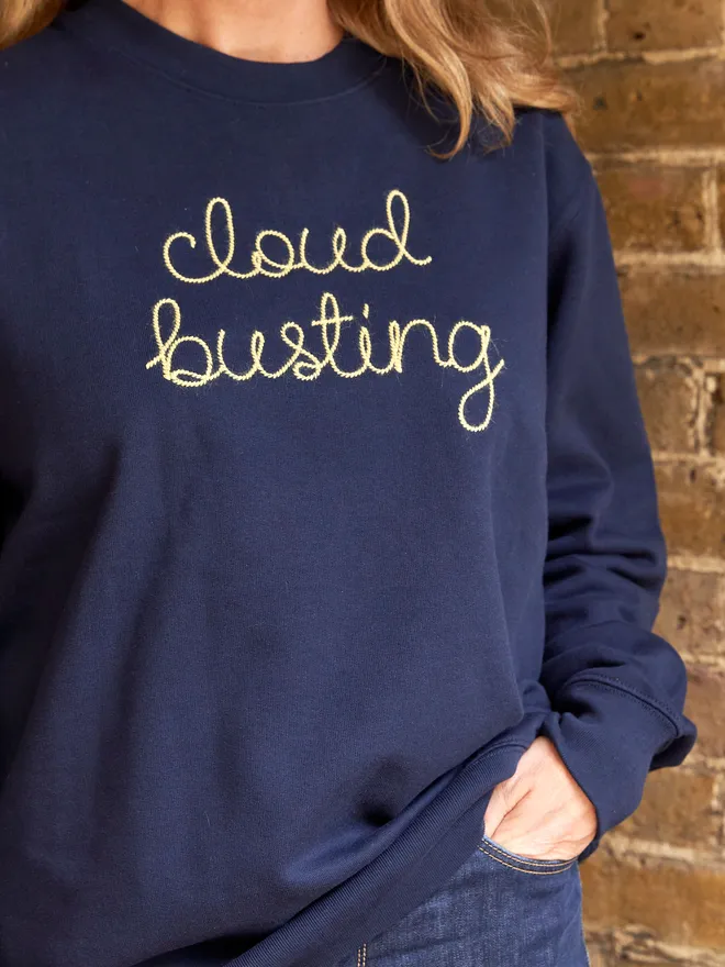 Song Lyric Custom Embroidered Sweatshirts