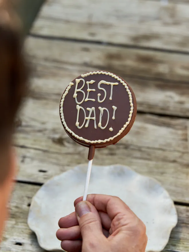 Best Dad Chocolate lolliepop 