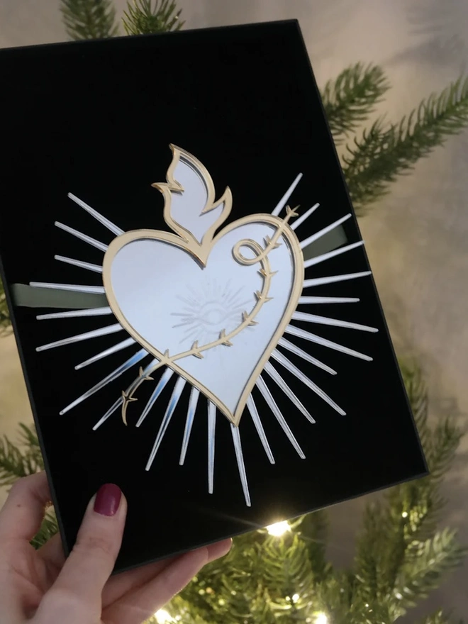 Sacred Heart Christmas Tree Topper