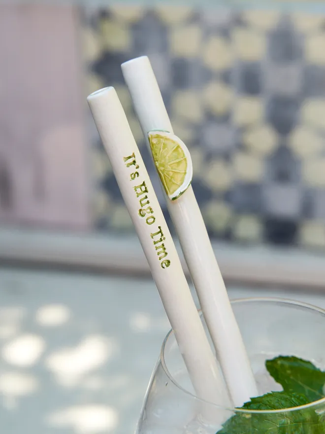 Ceramic Hugo Spritz Straws