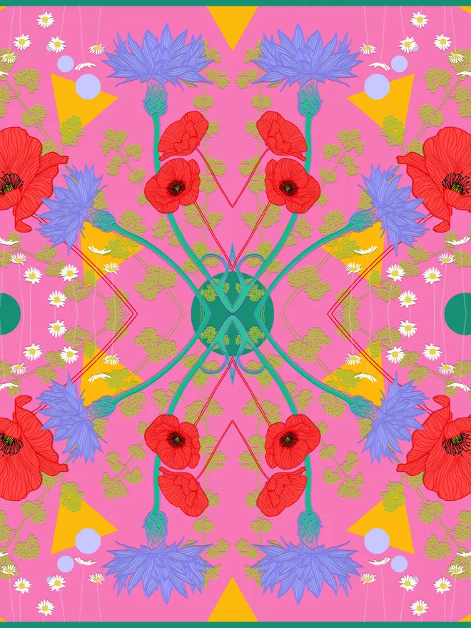 'In Bloom' Silk Scarf