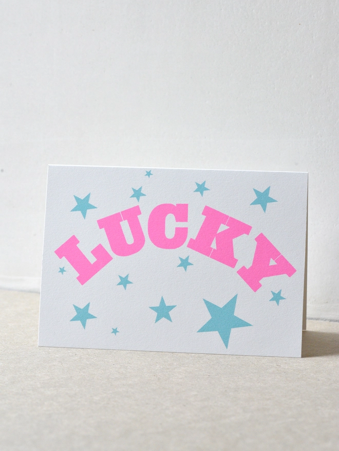 Lucky greeting card