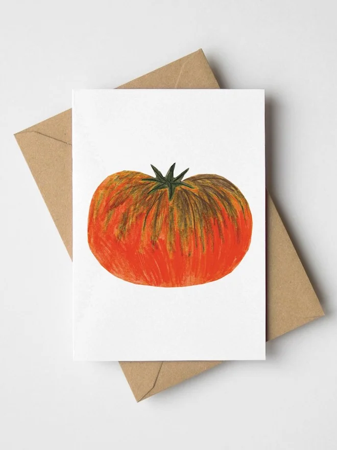 Mini Tomato Greeting Card
