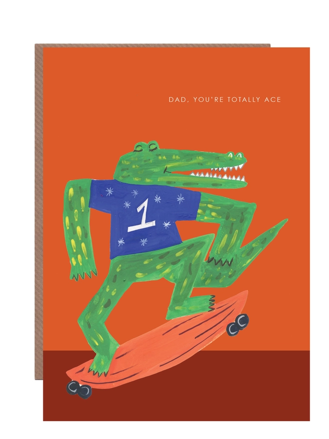 dad croc card fathers day 