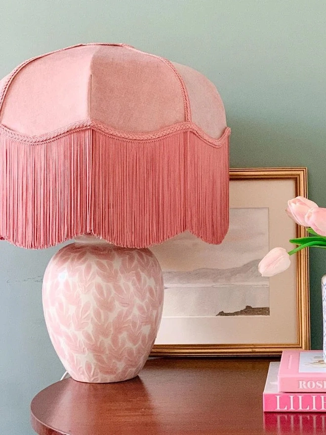 The Lotte Fringed Lampshade