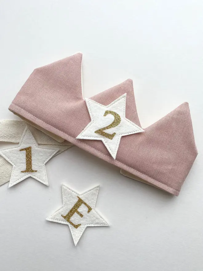 Fabric Crown With Removable Numbers