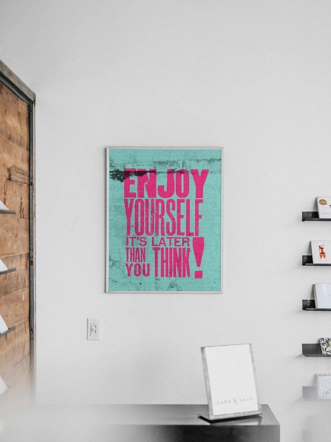 Enjoy Yourself, digital print