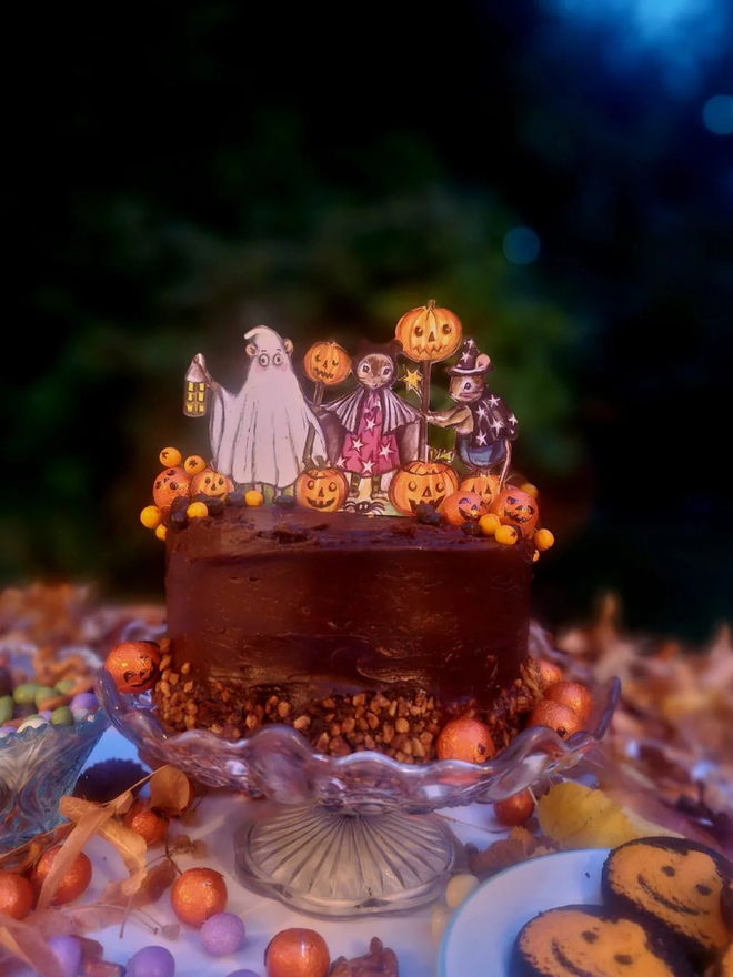 halloween mice cake topper