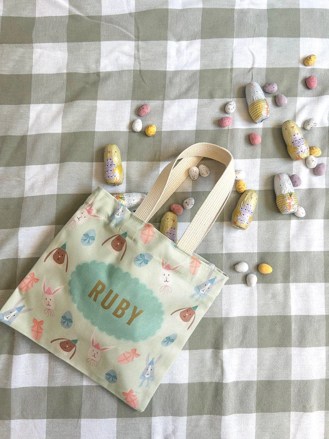 Personalised Easter Bunny Gift Bag