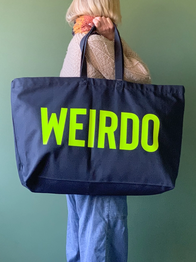 Radiohead Supersize Tote - French Navy - back