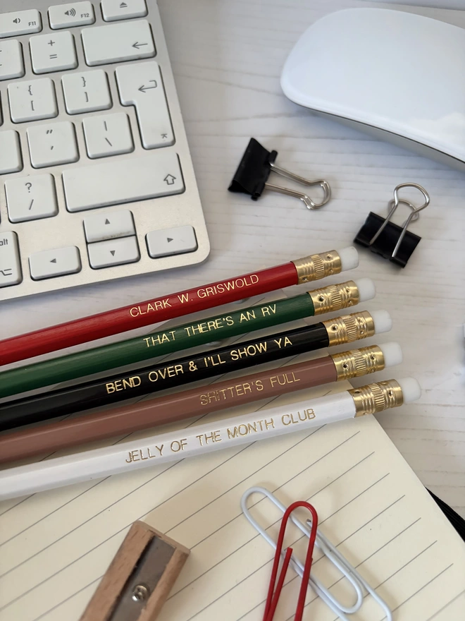 National Lampoon's Christmas Vacation HB Pencils (Set of 5 HB Pencils)