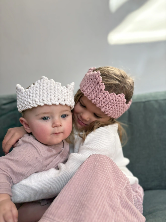 crochet christmas crowns baby