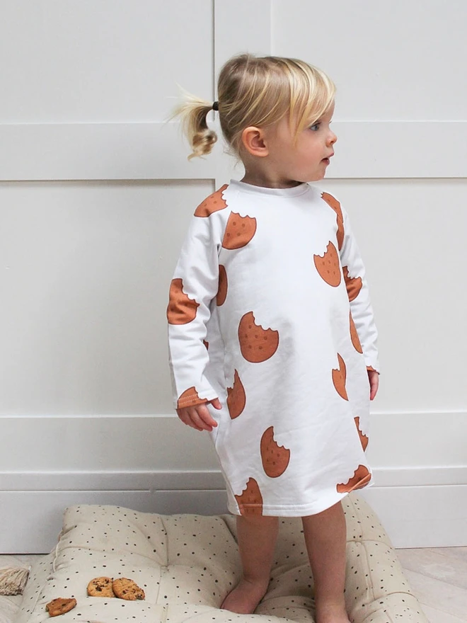 Christmas Cookie Sweatshirt Dress