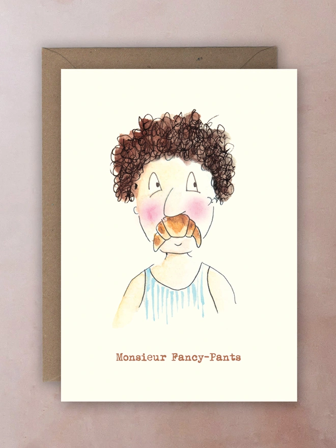 Croissant moustachioed father