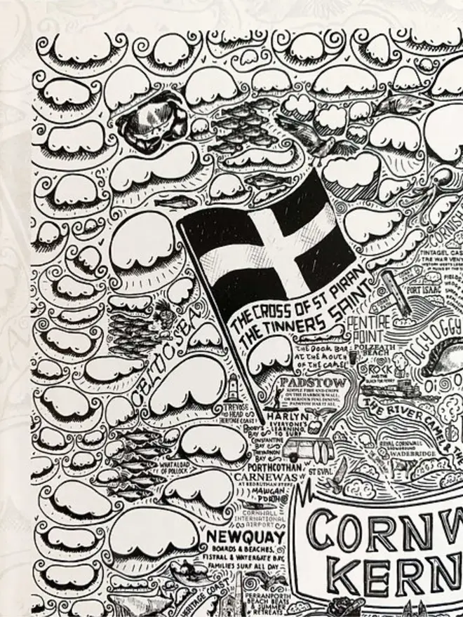 Cornwall Jigsaw Puzzle - 1000 Pieces Top Left