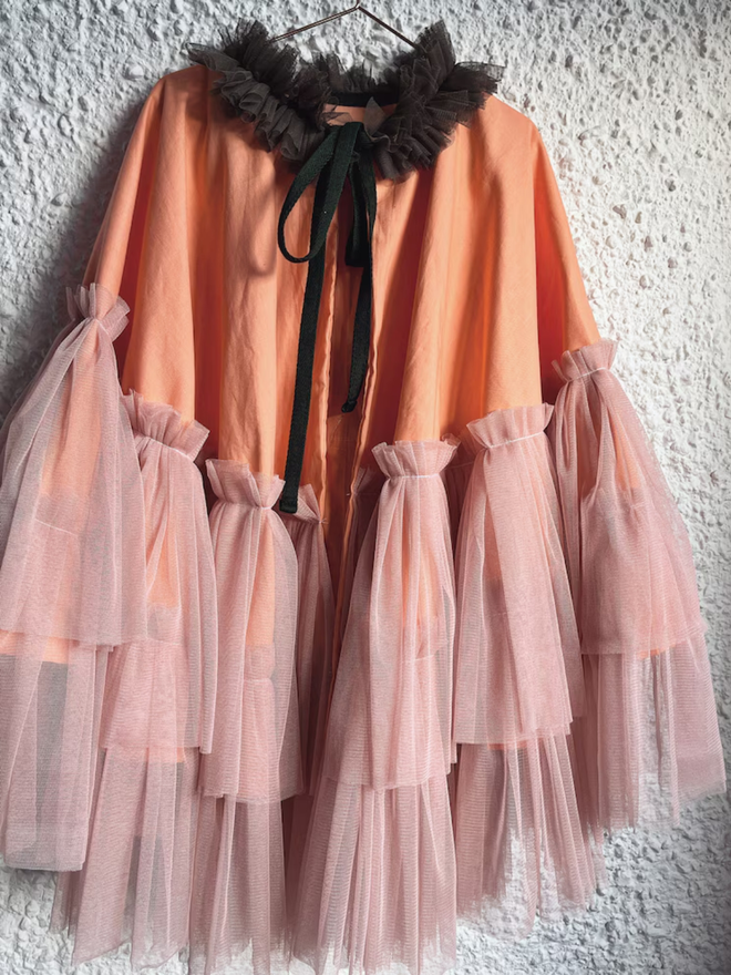 Halloween costume pumpkin cape