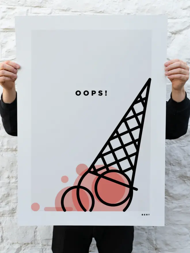 The Oops Ice Cream by artist Bert Fowler