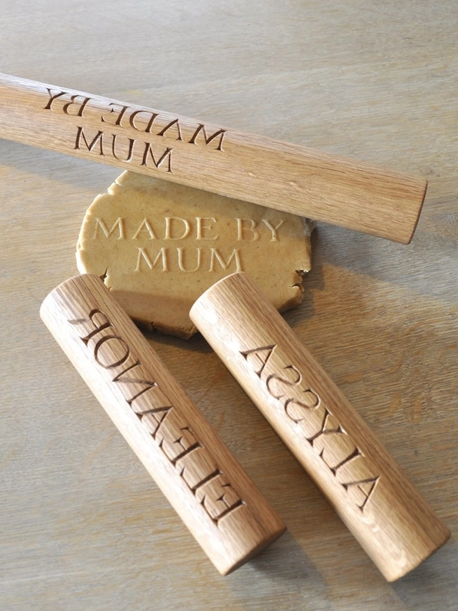 Personalised Oak Rolling Pin