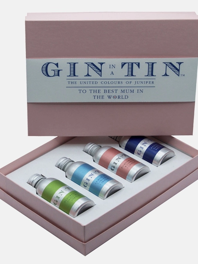 Gift Set of Four Gins for Mums