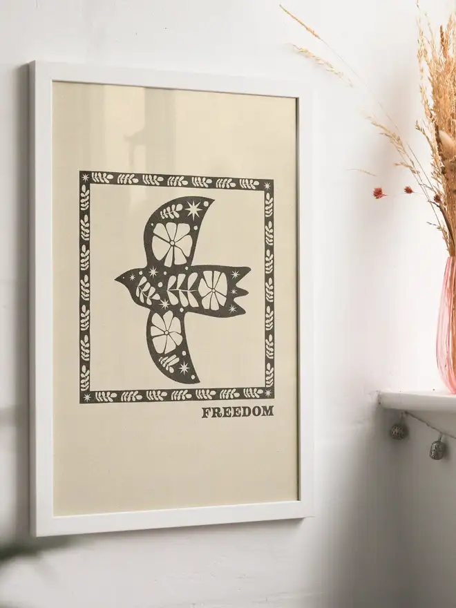 'Freedom' Graphic Print